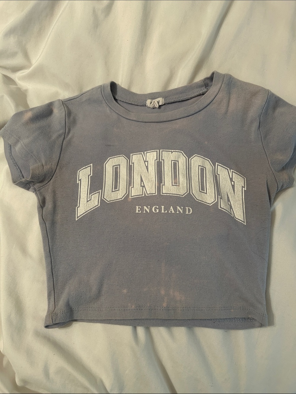 Garage Lavender London England Graphic Tee - Light Purple